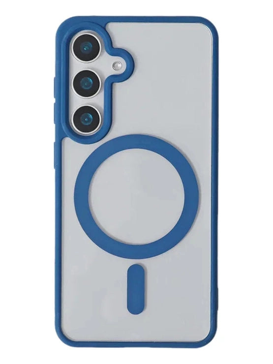Transparentes MagSafe Case Blau
