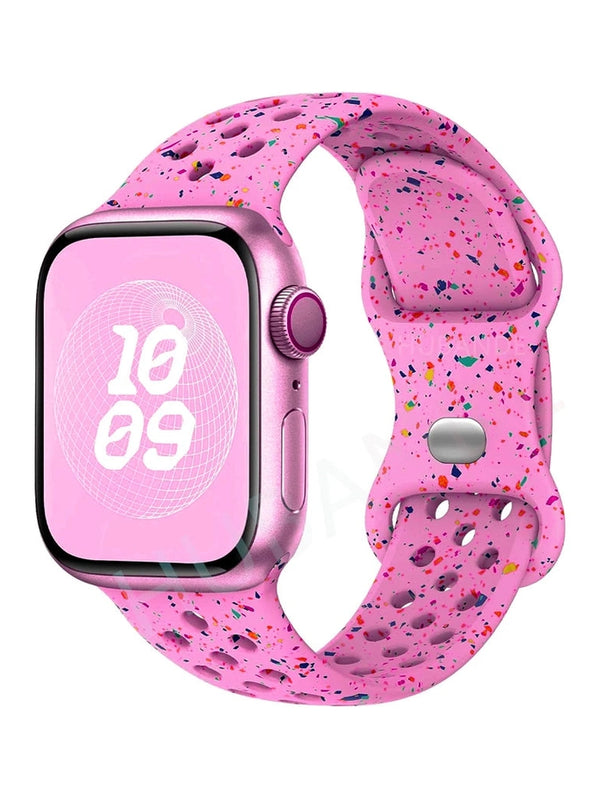 Silikon Sportarmband (Doppelschlaufen-Verschluss) - in verschiedenen Farben