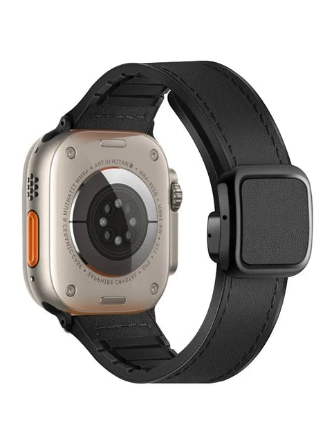 Leder Armband mit Magnet-Klipp Verschluss in verschiedenen Farben