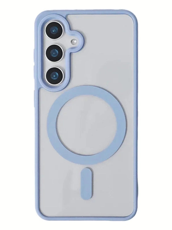 Transparentes MagSafe Case Hellblau