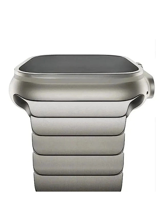 Edelstahl Apple Watch Armband im Titan Look in verschiedenen Farben