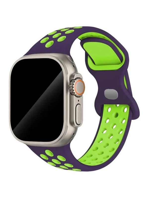 Silikon Sportarmband (Doppelschlaufen-Verschluss) - in verschiedenen Farben