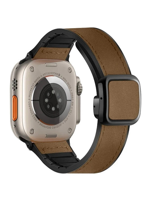 Leder Armband mit Magnet-Klipp Verschluss in verschiedenen Farben