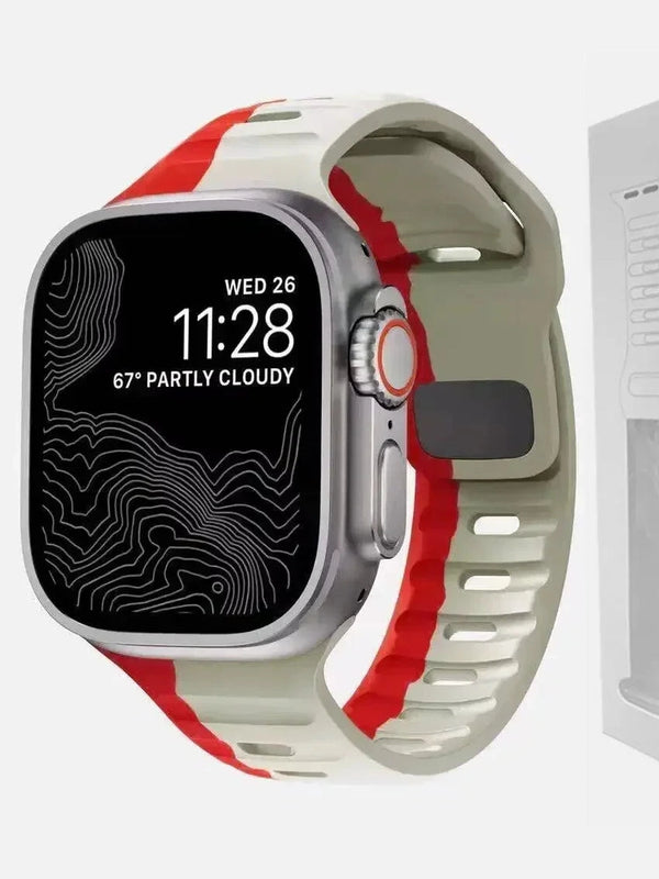 "Hiking" - Silikon AppleWatch Armband