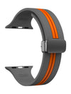 "Biker“ Silikon Armband mit Magnetverschluss in vielen Farben