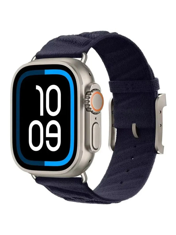 "Waves" Armband aus gewebten Nylonstrick