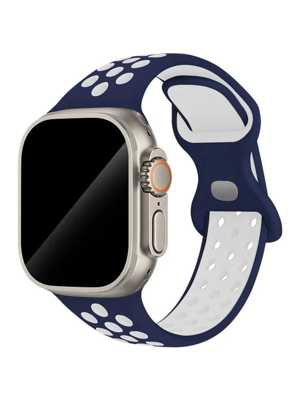 Silikon Sportarmband (Doppelschlaufen-Verschluss) - in verschiedenen Farben