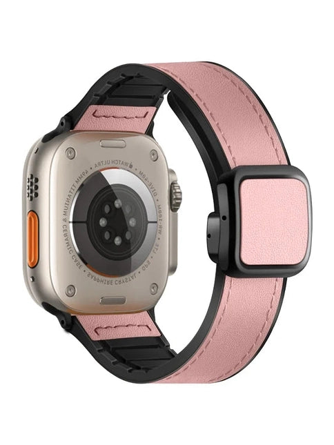 Leder Armband mit Magnet-Klipp Verschluss in verschiedenen Farben