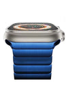 Edelstahl Apple Watch Armband im Titan Look in verschiedenen Farben