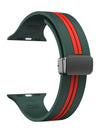"Biker“ Silikon Armband mit Magnetverschluss in vielen Farben