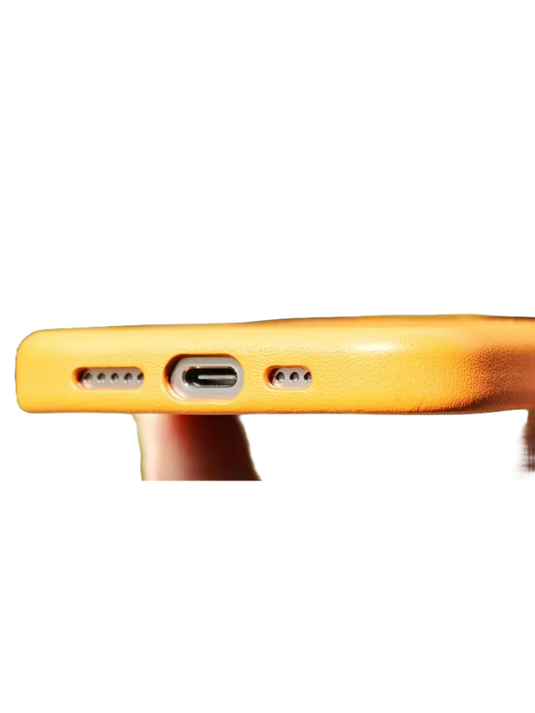 Kartenhalter Case Orange-Grau