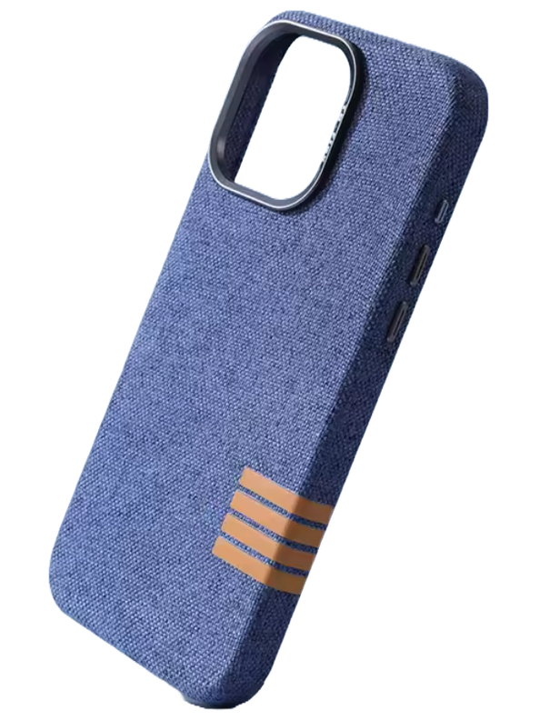 Leinenstoff Case Blau