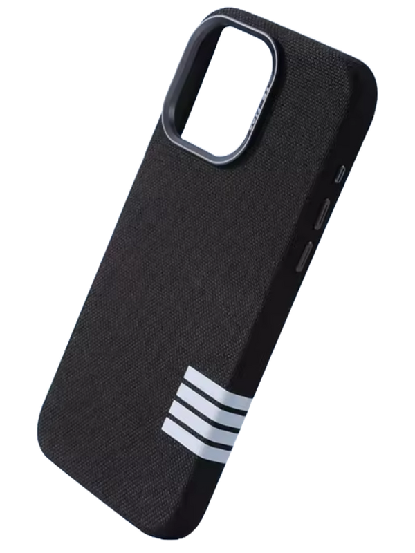 Leinenstoff Case Schwarz