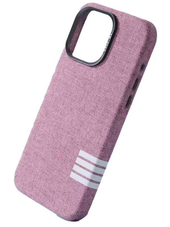 Leinenstoff Case Rosa