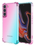 Rainbow Case mit Schutzecken Pink-Türkis