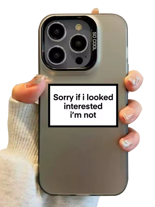 Sorry If I Looked
