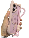 Katzenohr mit Schlaufe Pink