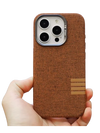 Leinenstoff Case Braun