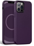MagSafe Leder Case Dark Cherry