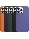 MagSafe Leder Case Schwarz
