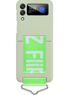 Z Flip Case mit Gurt in Grün