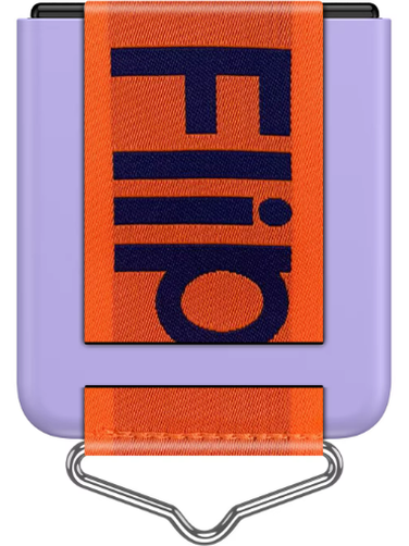 Z Flip Case mit Gurt in Lila