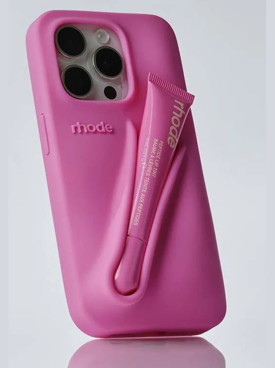 Rhode Case mit Lippenstift Rose