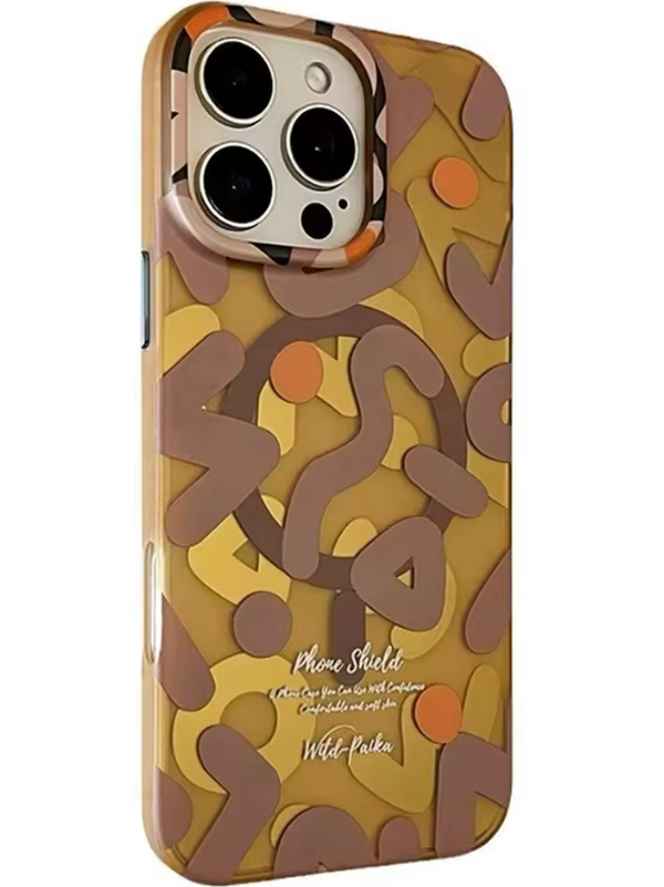 MagSafe Case Grafitti Braun