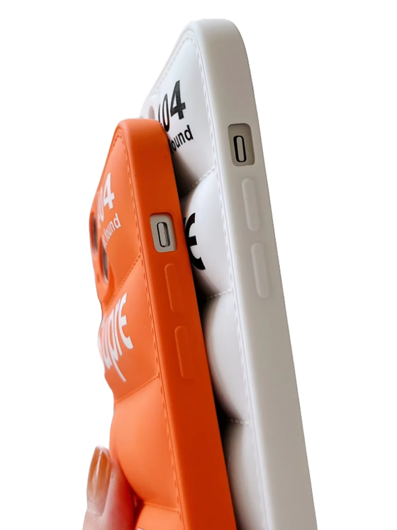 Daunen-Look Case Orange