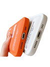 Daunen-Look Case Orange