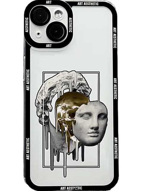 David mit Gold-Skull