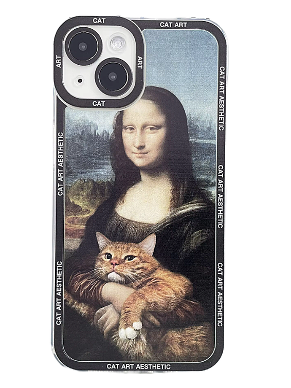 Mona Lisa mit Katze 1