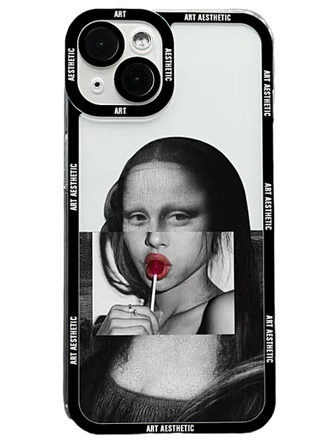Mona Lisa mit Lolli