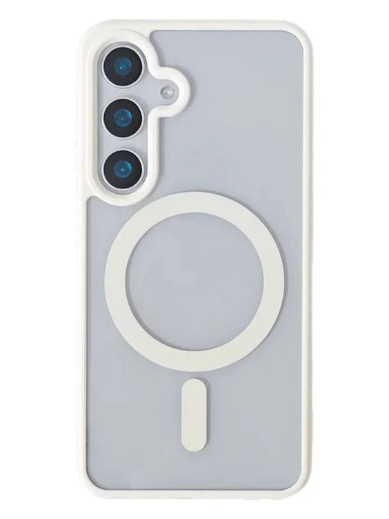 Transparentes MagSafe Case Weiß