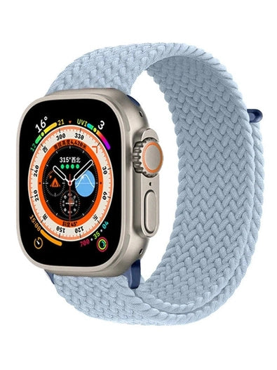 Geflochtenes Solo Loop Armband mit Klettverschluss in vielen Farben
