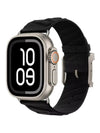 "Waves" Armband aus gewebten Nylonstrick