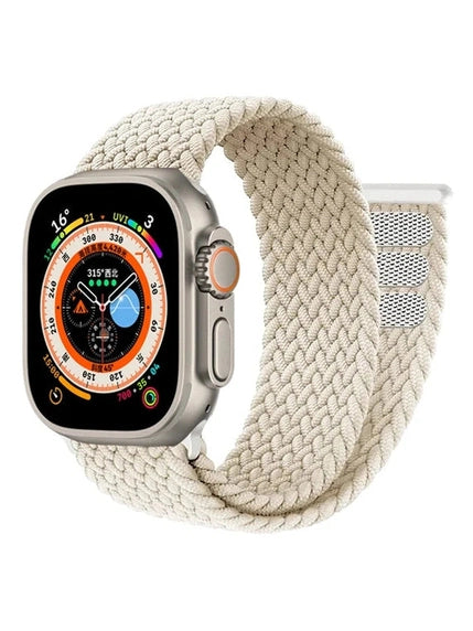 Geflochtenes Solo Loop Armband mit Klettverschluss in vielen Farben