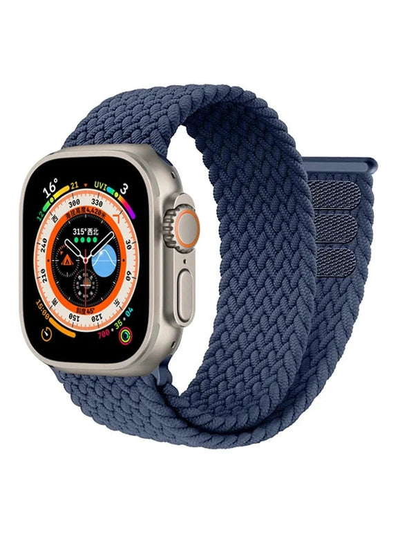 Geflochtenes Solo Loop Armband mit Klettverschluss in vielen Farben