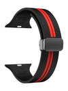 "Biker“ Silikon Armband mit Magnetverschluss in vielen Farben