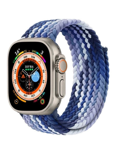 Geflochtenes Solo Loop Armband mit Klettverschluss in vielen Farben