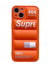 Daunen-Look Case Orange