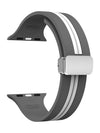 "Biker“ Silikon Armband mit Magnetverschluss in vielen Farben