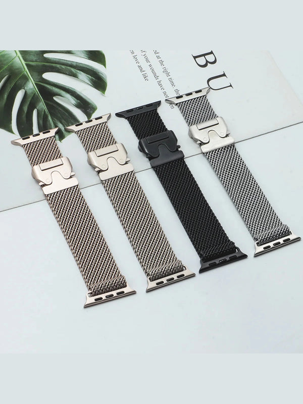 "Strap" Milanese Armband mit Klickverschluss