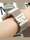 "Strap" Milanese Armband mit Klickverschluss