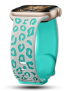 Leopard Silikon Armband - in verschiedenen Farben
