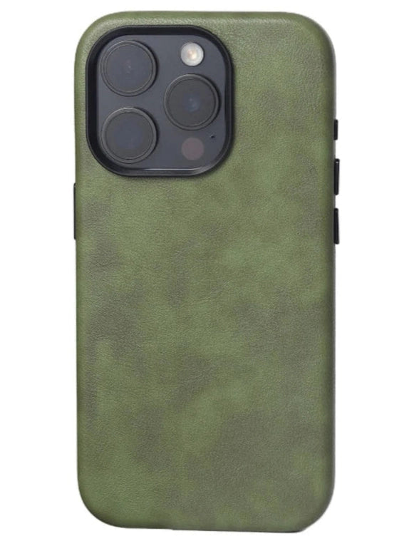 Business PU-Leder Case Grün