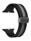 "Biker“ Silikon Armband mit Magnetverschluss in vielen Farben