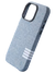 Leinenstoff Case Hellblau