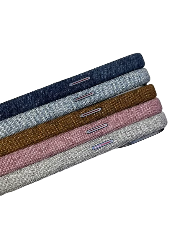 Leinenstoff Case Schwarz